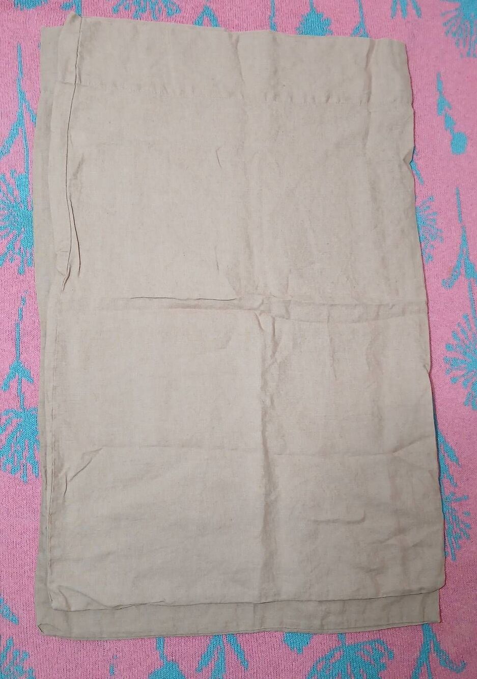 Quince pillow cases standard 100% linen dusty rose eco friendly tan